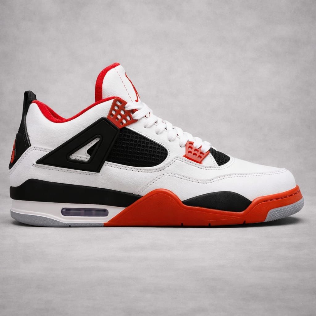 Jordan 4 Fire Red/Black