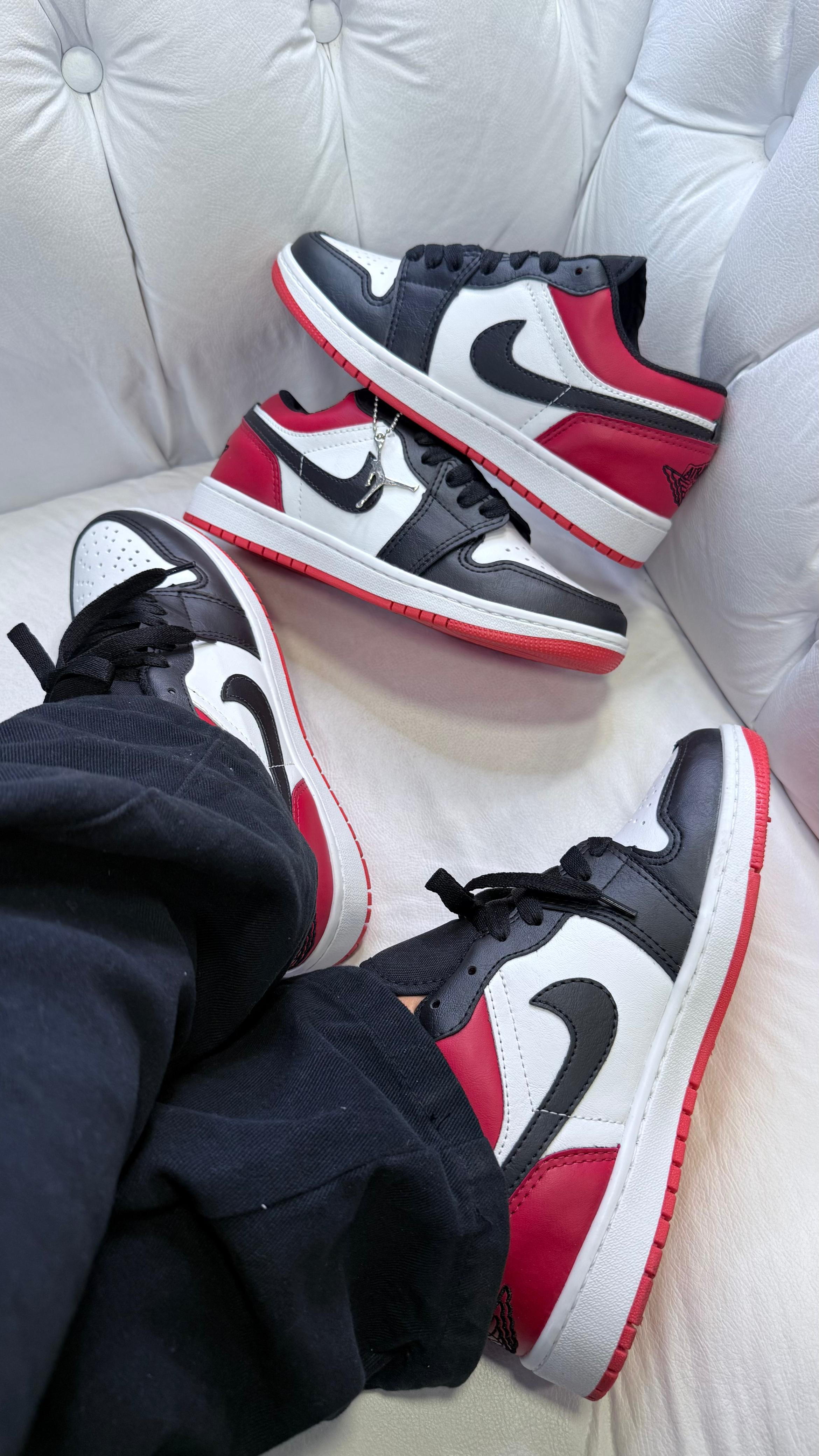 Nk Jordan Bred Vermelho e Preto