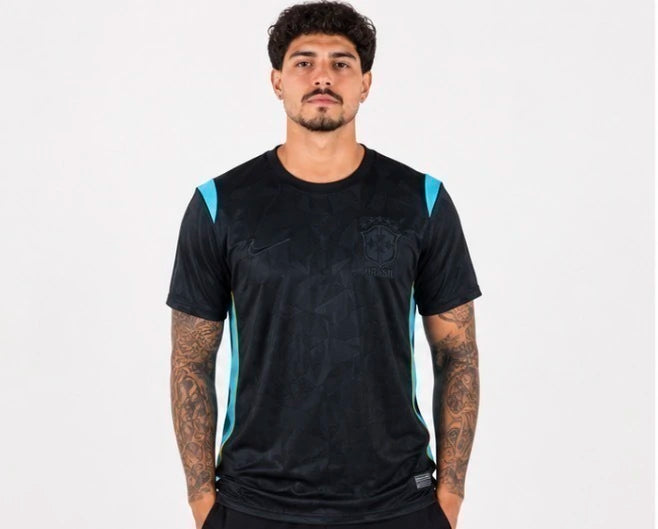 Camisa GOLEIRO PRETA BRASIL