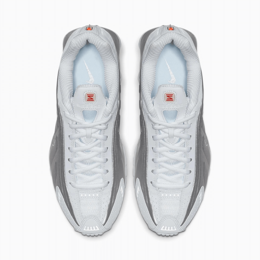 Tênis Nike Shox R4 Prata/Branco