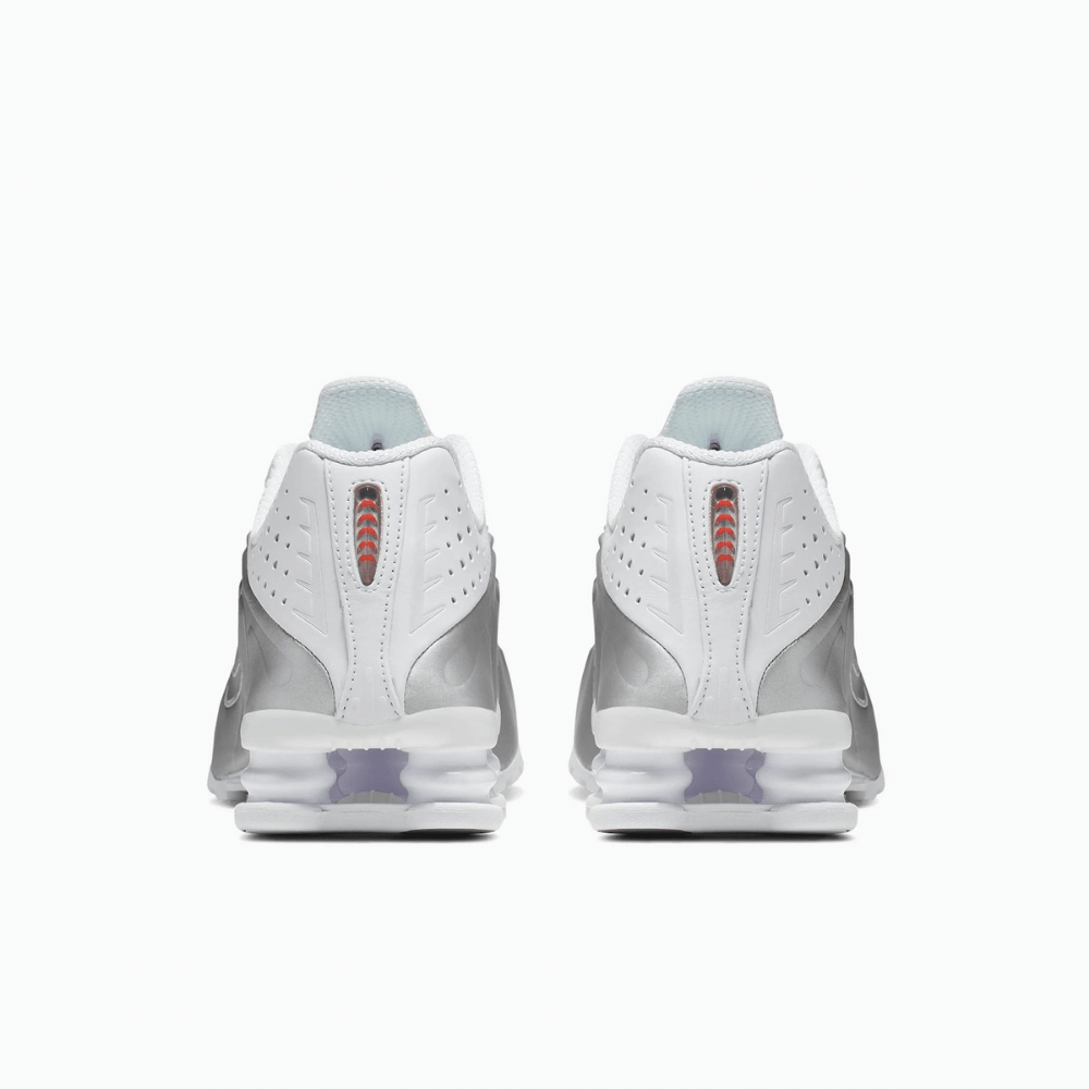 Tênis Nike Shox R4 Prata/Branco