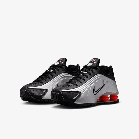 NK Shox R4 Vermelho/Prata