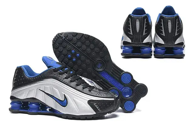 NK Shox R4 Azul/Prata