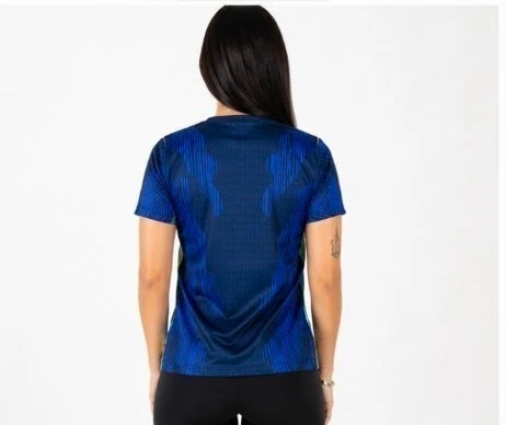 Camisa FEMININA AZUL TORCEDOR BRASIL