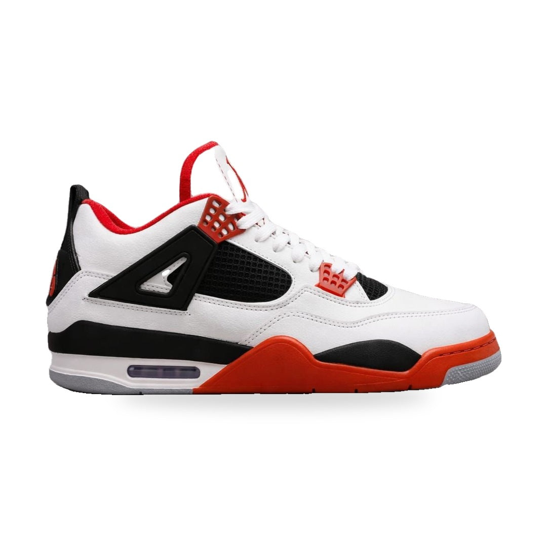 Jordan 4 Fire Red/Black — imagem principal Mandela