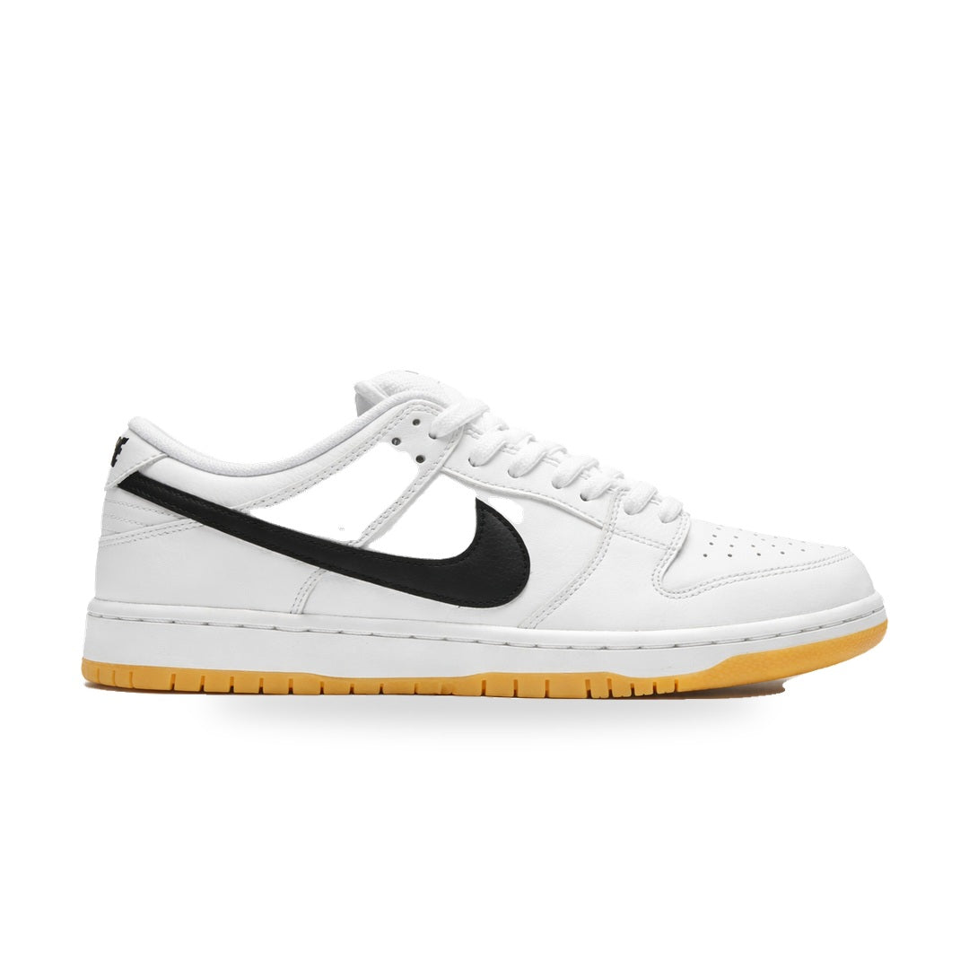 NK SB Dunk Low Pro - Branco/ Preto/ Caramelo — imagem principal Mandela
